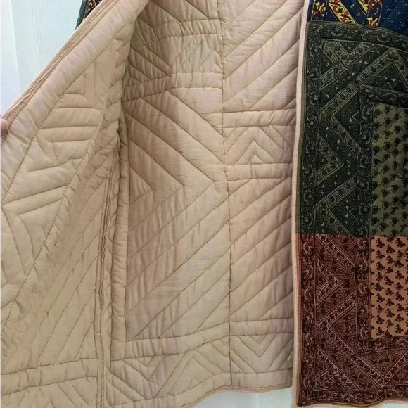 Saachi Quilted Patchwork Coat - Picture 4 of 9